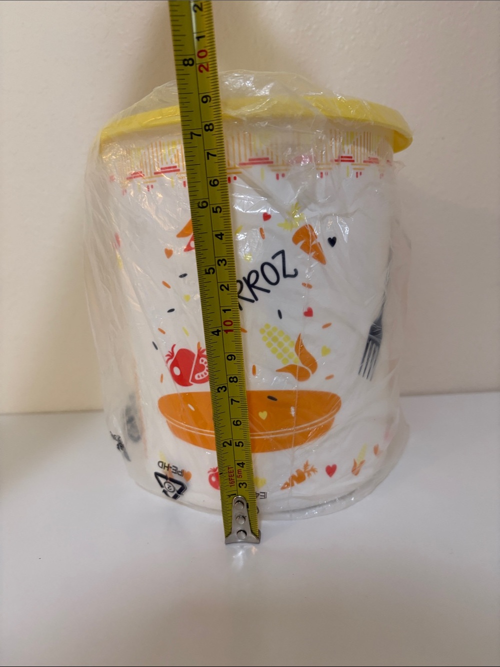 New Tupperware One Touch Canister with
 Arroz design for rice. - Picture 3 of 11